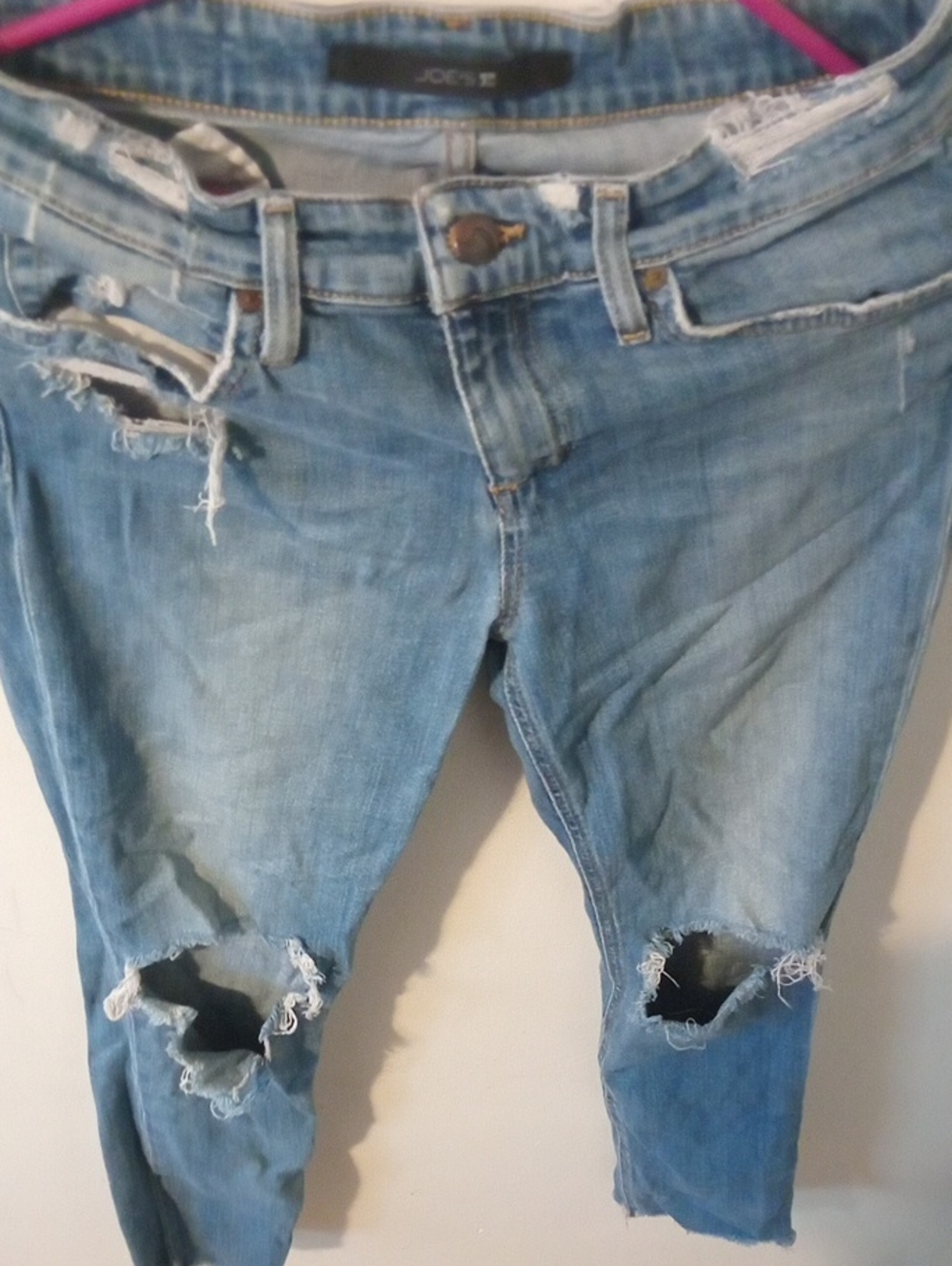 Joe's Jeans Light Blue Distressed Women's Jeans